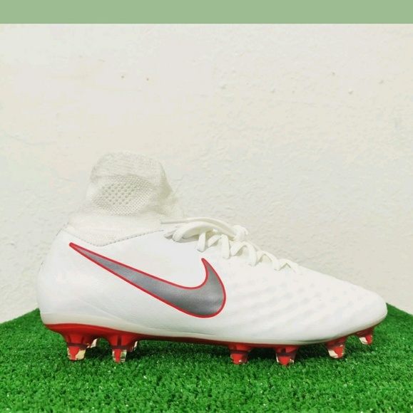 Nike Magista Obra 2 Pro DF FG White Soccer Cleats - Picture 3 of 8